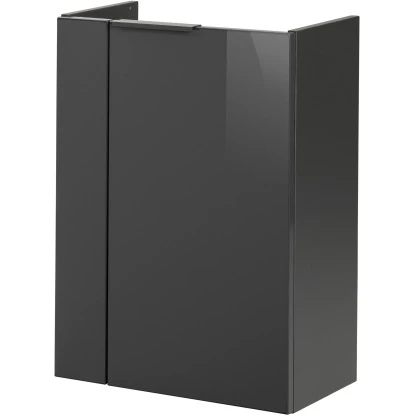 Fackelmann Waschbeckenunterschrank SBC 45 Cm Anthrazit Rechts