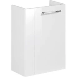 Fackelmann Waschbeckenunterschrank SBC 45 Cm Weiß Rechts