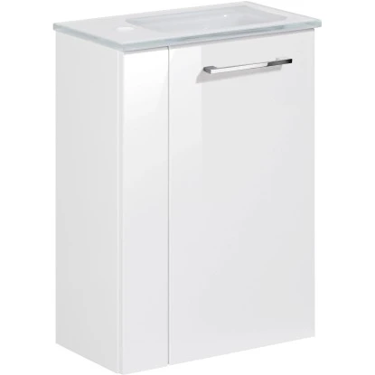 Fackelmann Waschbeckenunterschrank SBC 45 Cm Weiß Rechts – Bild 5