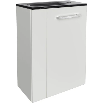 Fackelmann Waschbeckenunterschrank SBC 45 Cm Weiß Rechts – Bild 6