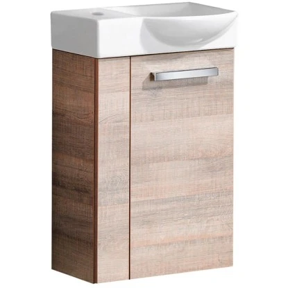 Fackelmann Waschbeckenunterschrank SBC 45 Cm Graueiche Rechts – Bild 3