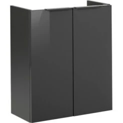 Fackelmann Waschbeckenunterschrank SBC 55 Cm Anthrazit