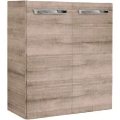 Fackelmann Waschbeckenunterschrank SBC 55 Cm Graueiche