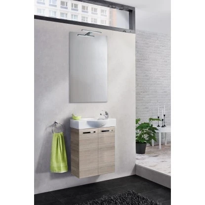 Fackelmann Waschbeckenunterschrank SBC 55 Cm Graueiche – Bild 4