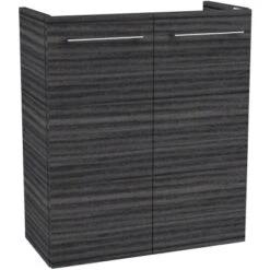 Fackelmann Waschbeckenunterschrank SBC 55 Cm Dark Oak