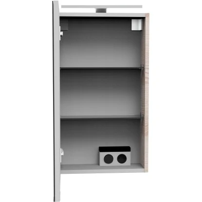 Fackelmann Spiegelschrank SBC 40 Cm Alaska Esche Links – Bild 2