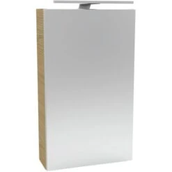 Fackelmann Spiegelschrank SBC 40 Cm Sandeiche Links
