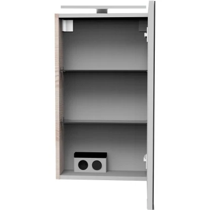Fackelmann Spiegelschrank SBC 40 Cm Alaska Esche Rechts – Bild 2