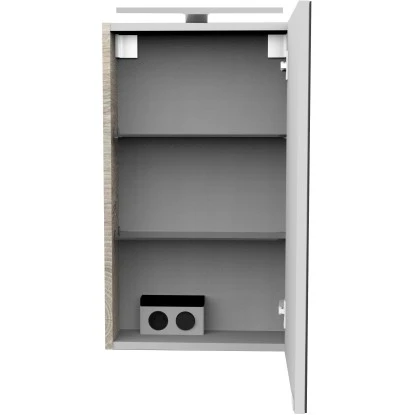 Fackelmann Spiegelschrank SBC 40 Cm Nature Oak Rechts â Bild 2
