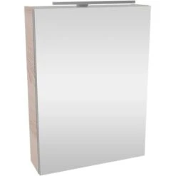 Fackelmann Spiegelschrank SBC 50 Cm Alaska Esche Links