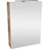 Fackelmann Spiegelschrank SBC 50 Cm Asteiche Links