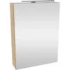 Fackelmann Spiegelschrank SBC 50 Cm Sandeiche Links