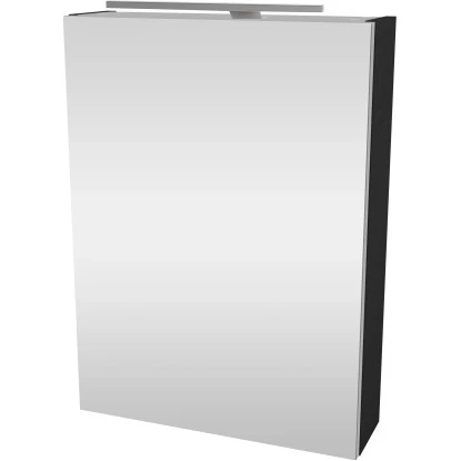 Fackelmann Spiegelschrank SBC 50 Cm Anthrazit Rechts