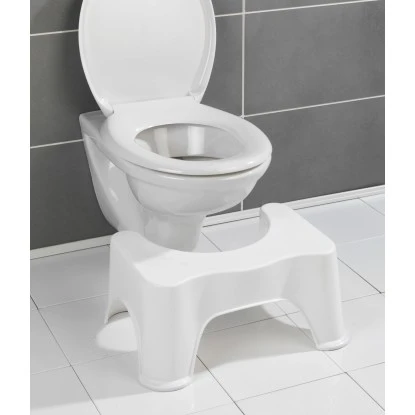 Wenko Toilettenhocker Secura Weiß – Bild 2