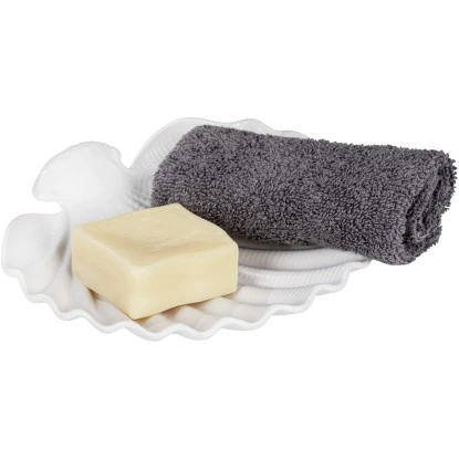 Wenko Ablage Muschel Keramik Weiß – Bild 11