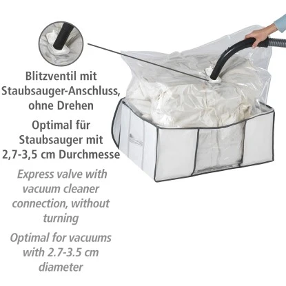 Wenko Vakuum Soft Box L Weiß 25 Cm X 65 Cm X 50 Cm – Bild 7