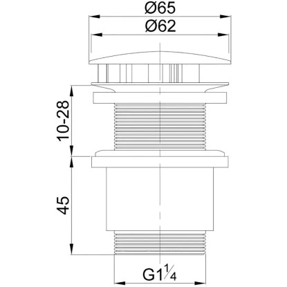 Tiger Universal Stöpsel Für Den Abfluss Chrom – Bild 4