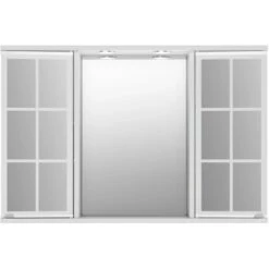 Jokey Spiegelschrank Nia LED 90 Cm X 60,2 Cm X 17,3 Cm Weiß