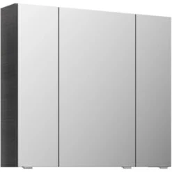 Pelipal Spiegelschrank Fokus 4010 Graphit 70,3 Cm X 80 Cm X 17 Cm