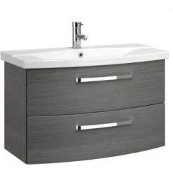 Pelipal Waschbeckenunterschrank Fokus 4010 Graphit 49,2 Cm X 80 Cm X 43 Cm