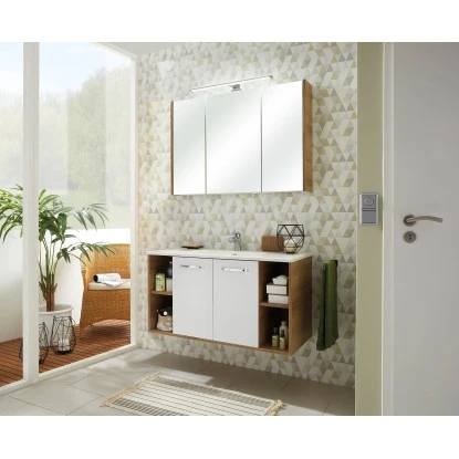 Pelipal Badmöbel-Set Quickset 362 Weiß Glanz 101 Cm – Bild 4