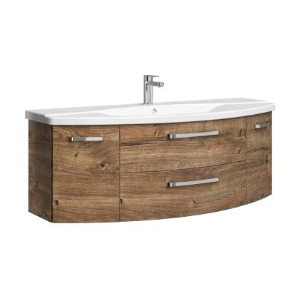 Pelipal Badmöbel-Set Serie 4010 Eiche Ribbeck Quer NB 144 Cm – Bild 8