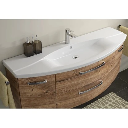 Pelipal Badmöbel-Set Serie 4010 Eiche Ribbeck Quer NB 144 Cm – Bild 5