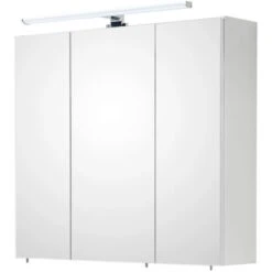 Pelipal Spiegelschrank Quickset 360 Weiß Glanz 75 Cm