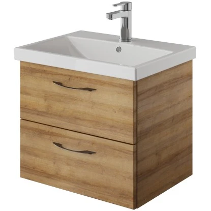 Pelipal Waschtischunterschrank Serie 4035 Riviera Eiche Quer NB 56 Cm Griff â Bild 2