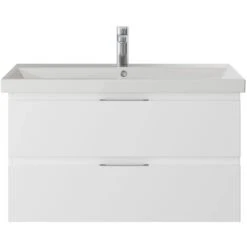 Pelipal WaschtischunterschrankSerie 4035 Schneeweiß Glanz 86 Cm Grifffuge