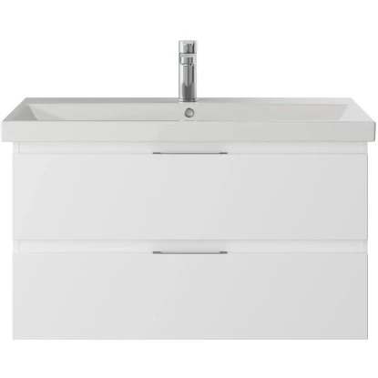 Pelipal WaschtischunterschrankSerie 4035 Schneeweiß Glanz 86 Cm Grifffuge