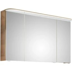 Pelipal Spiegelschrank Quantum 05 Riviera Eiche Quer NB 120 Cm