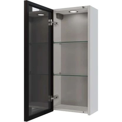 Pelipal Vitrinen-Wandschrank Quantum 05 Weiß Glanz 30 Cm – Bild 2