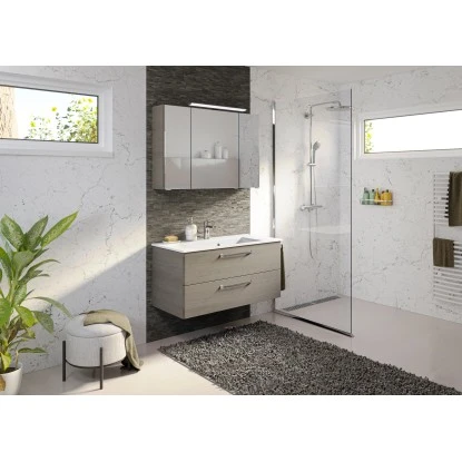 Pelipal Badmöbel-Set TrenTino Mit Midischrank Und Unterschrank 167 Cm Graphit – Bild 14