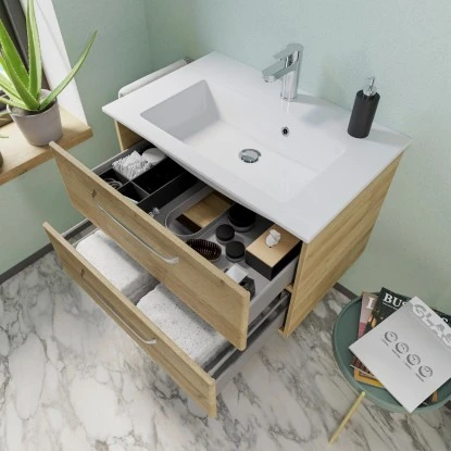 Pelipal Badmöbel-Set TrenTino Mit Unterschrank Und 3D-Spiegelschrank 107 Cm Weiß – Bild 10