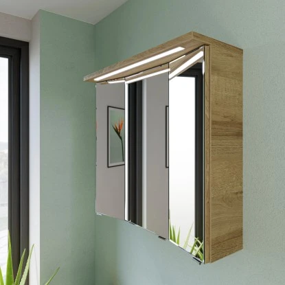 Pelipal Badmöbel-Set TrenTino Mit Unterschrank Und 3D-Spiegelschrank 107 Cm Weiß – Bild 9