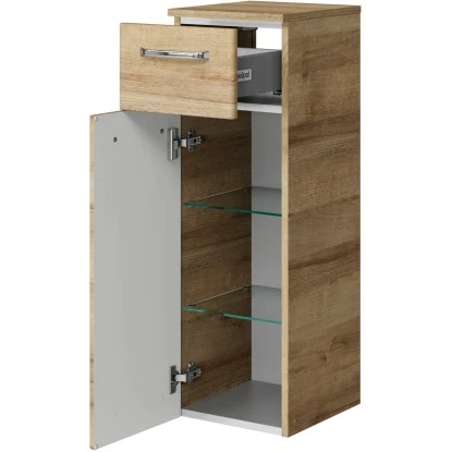 Pelipal Badmöbelset TrenTino Mit Unterschrank 107 Cm Riviera Eiche – Bild 8