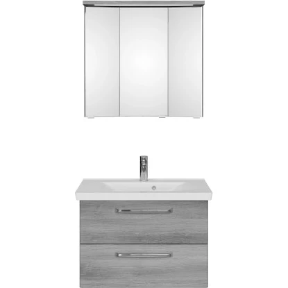 Pelipal Badmöbelset TrenTino Mit Unterschrank + 3D-Spiegelschrank 110 Cm Graphit – Bild 4