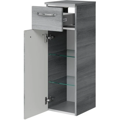 Pelipal Badmöbelset TrenTino Mit Unterschrank + 3D-Spiegelschrank 110 Cm Graphit – Bild 7