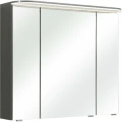 Pelipal Spiegelschrank Quantum 05 Anthrazit Seidenglanz 85 Cm