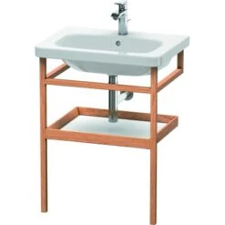 Duravit Handtuchhalter Mit Ablage 59 Cm DuraStyle Basalt Matt-Nussbaum Massiv