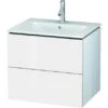 Duravit Waschbeckenunterschrank 62 Cm L-Cube Weiß Hochglanz