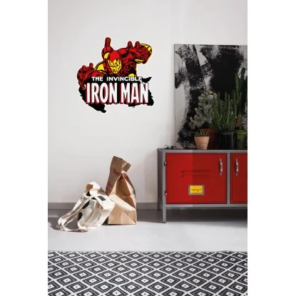 Komar Deko-Sticker Iron Man Classic 50 X 70 Cm Gerollt – Bild 2