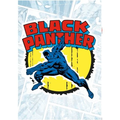 Komar Deko-Sticker Black Panther Classic 50 X 70 Cm