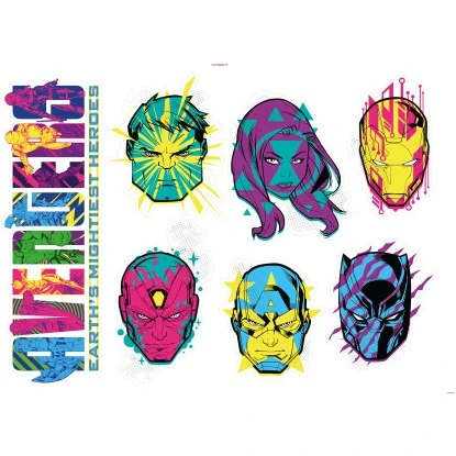 Komar Deko-Sticker Avengers Heroes 100 X 70 Cm Gerollt