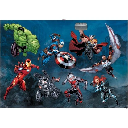 Komar Deko-Sticker Avengers Action 100 X 70 Cm
