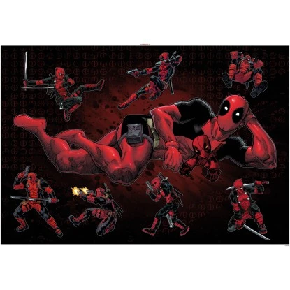 Komar Deko-Sticker Deadpool Posing 100 X 70 Cm
