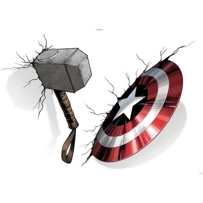 Komar Deko-Sticker Avengers Hammer 100 X 70 Cm