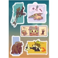 Komar Deko-Sticker Mandalorian Grogu 50 X 70 Cm