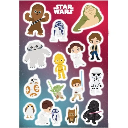 Komar Deko-Sticker Star Wars Heroes 50 X 70 Cm